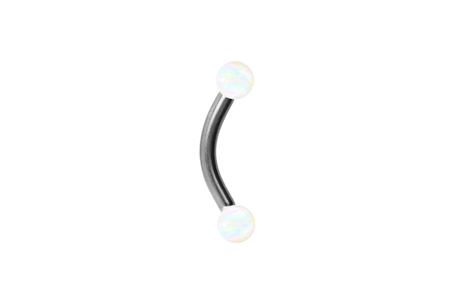 Titan Piercing Banane SYNTHETISCHE OPALE